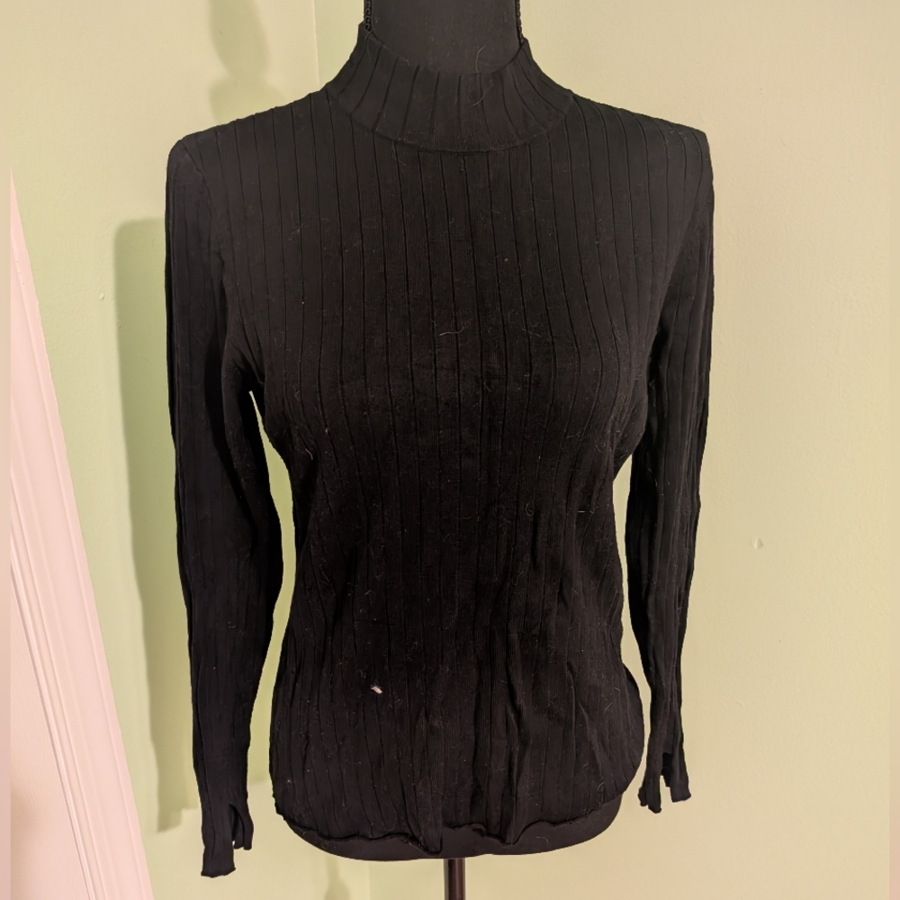 Chic black turtle neck